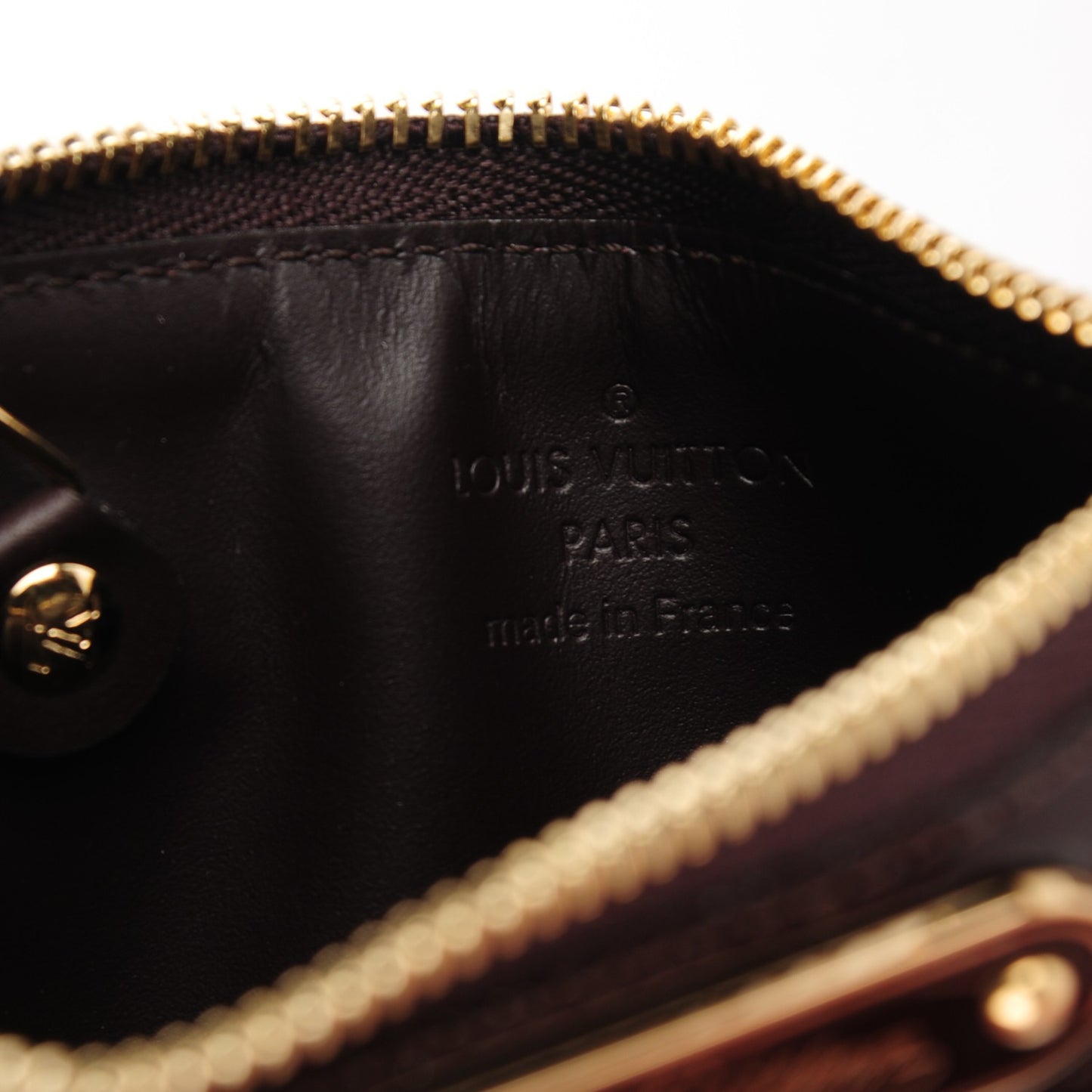 Vernis Key Pouch Amarante