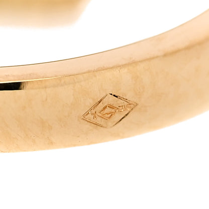 Van Cleef & Arpels 18K Yellow Gold Diamond Black Onyx Vintage Alhambra Ring 52 6 6 of 6