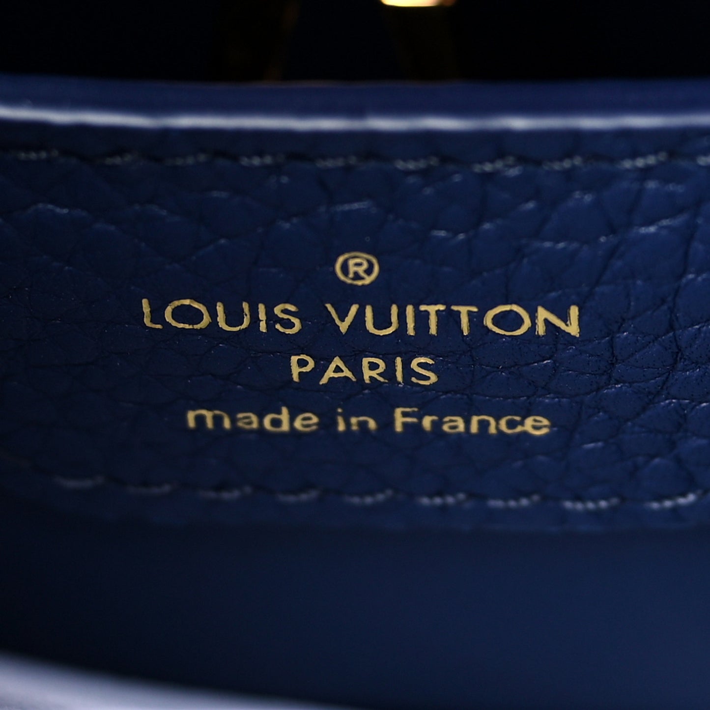 Taurillon Python Capucines BB Blue Naturel