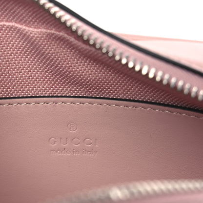 Gucci Calfskin Matelasse Monochrome Mini GG Marmont Chain Shoulder Bag Perfect Pink 6 of 10