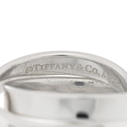 Tiffany Sterling Silver 1837 Interlocking Circles Ring 4 of 4