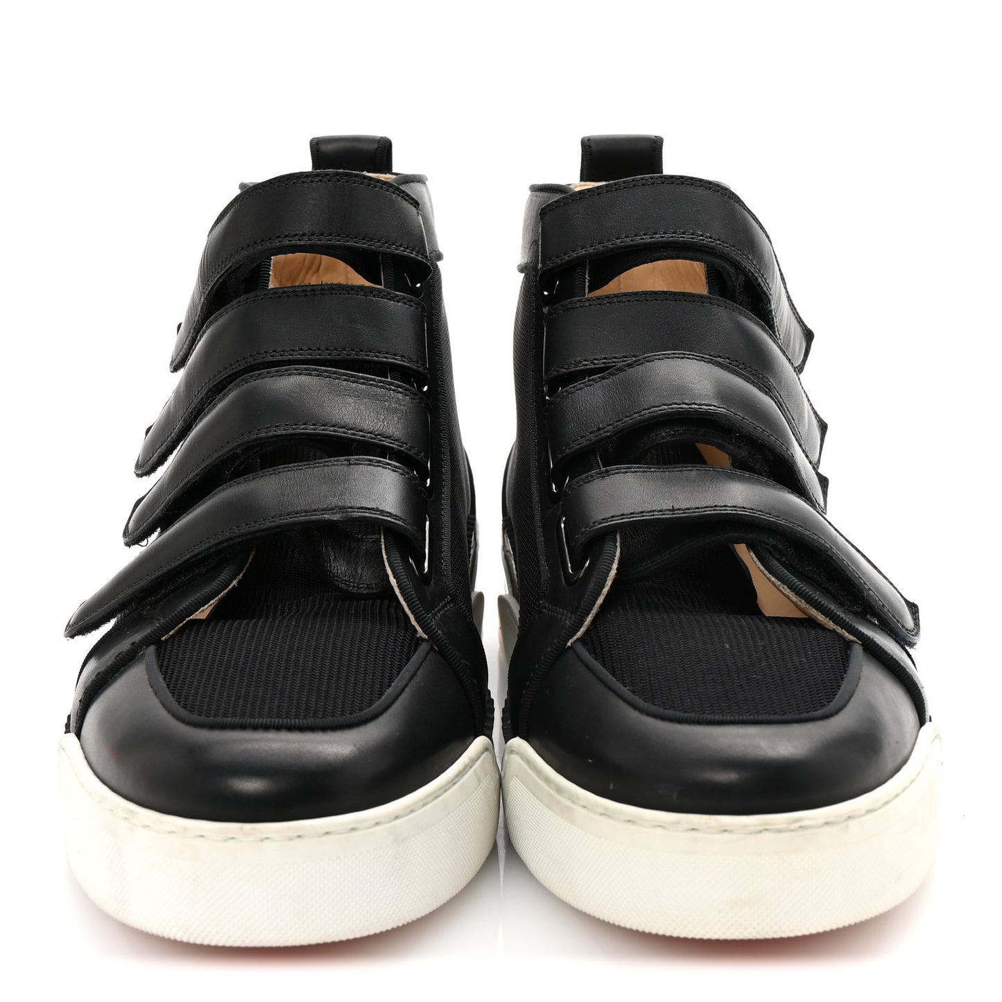 Calfskin Mens Rankiddo High Top Sneakers 43 Black