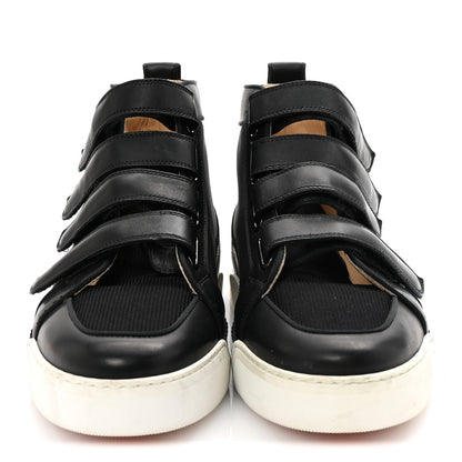 Christian Louboutin Calfskin Mens Rankiddo High Top Sneakers 43 Black 3 of 9
