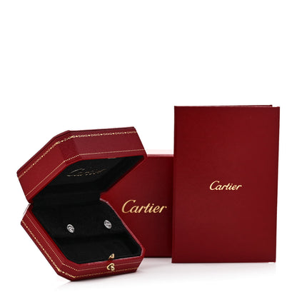 Cartier 18K White Gold LOVE Earrings 5 of 5