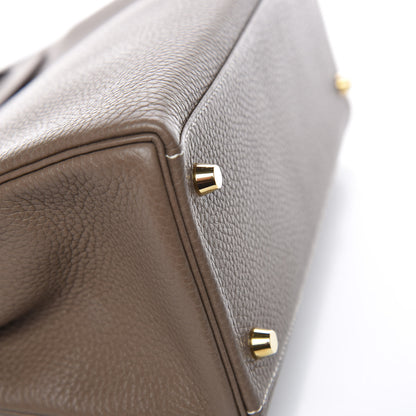 Hermes Taurillon Clemence Kelly Retourne 28 Etoupe 36 of 38