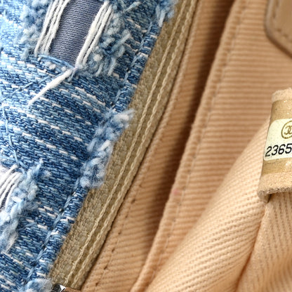 Chanel Woven Denim Medium Flap Multicolor 7 of 10