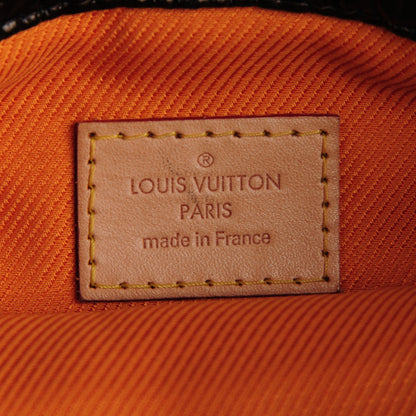Louis Vuitton Jacquard Quilted Monogram Limelight Clutch PM Black 7 of 8
