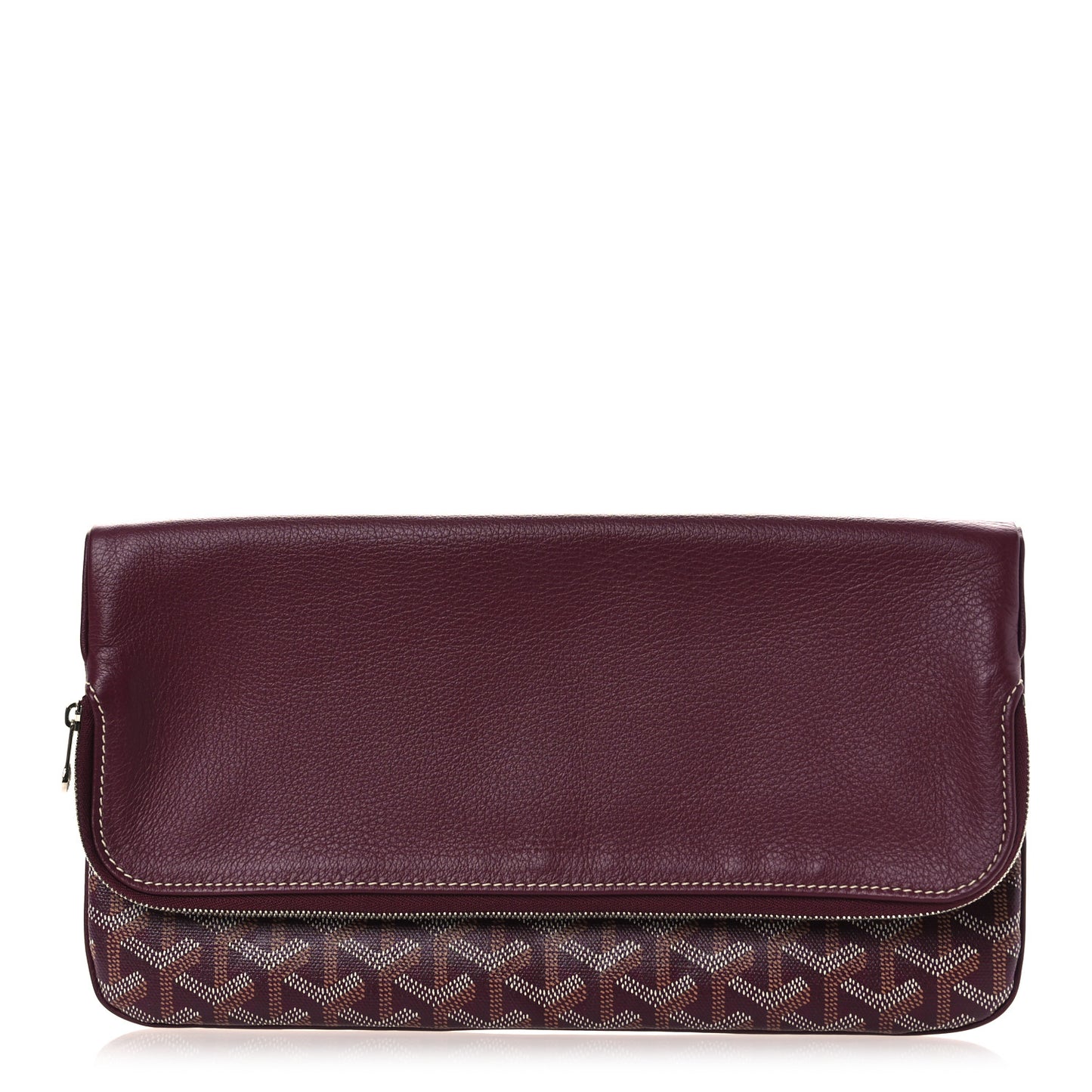 Goyardine Sainte Marie Soft Clutch Bordeaux