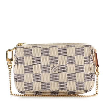 Louis Vuitton Damier Azur Mini Pochette Accessories 1 of 10