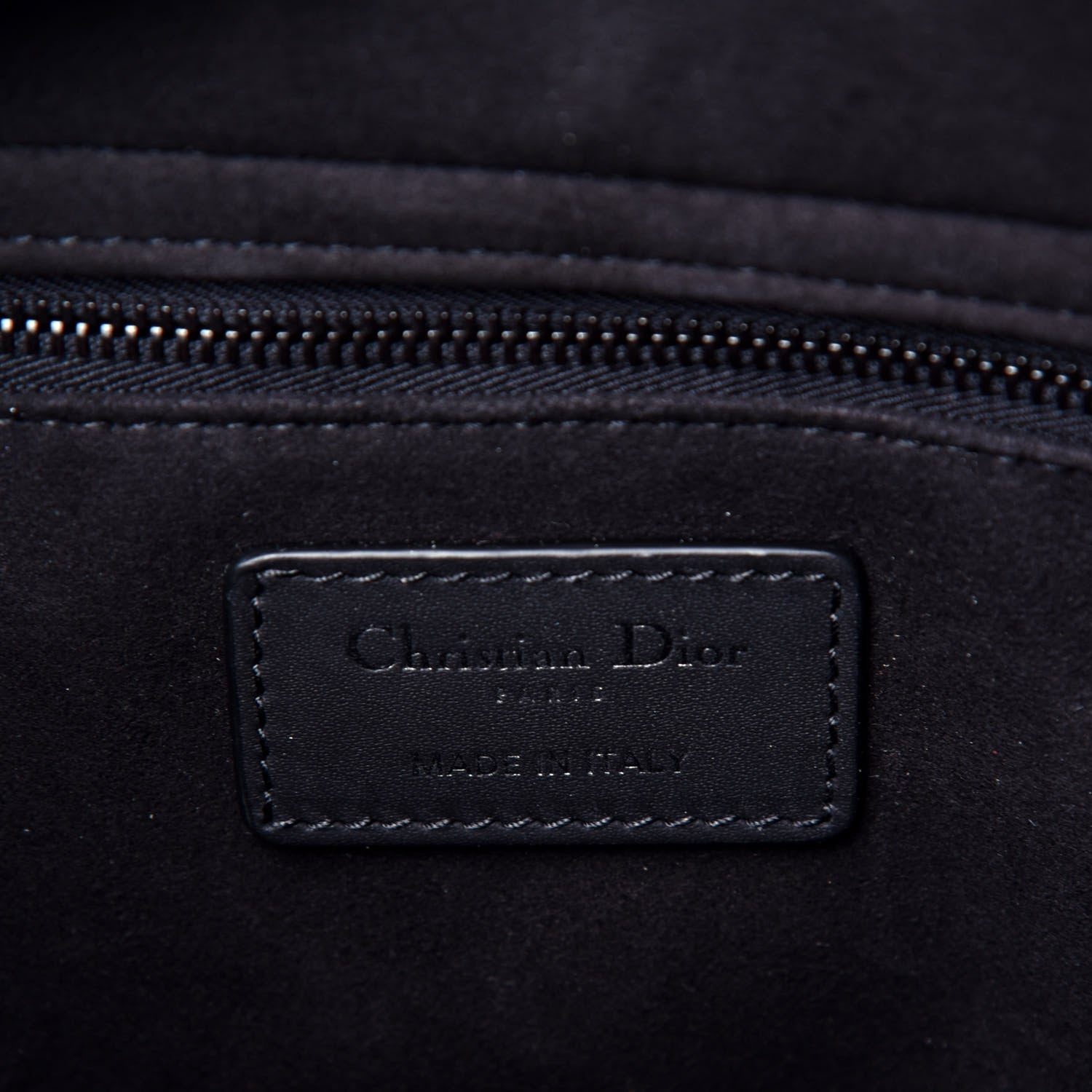 Christian Dior Ultra Matte Calfskin Cannage Medium Lady Dior Black 6 of 9