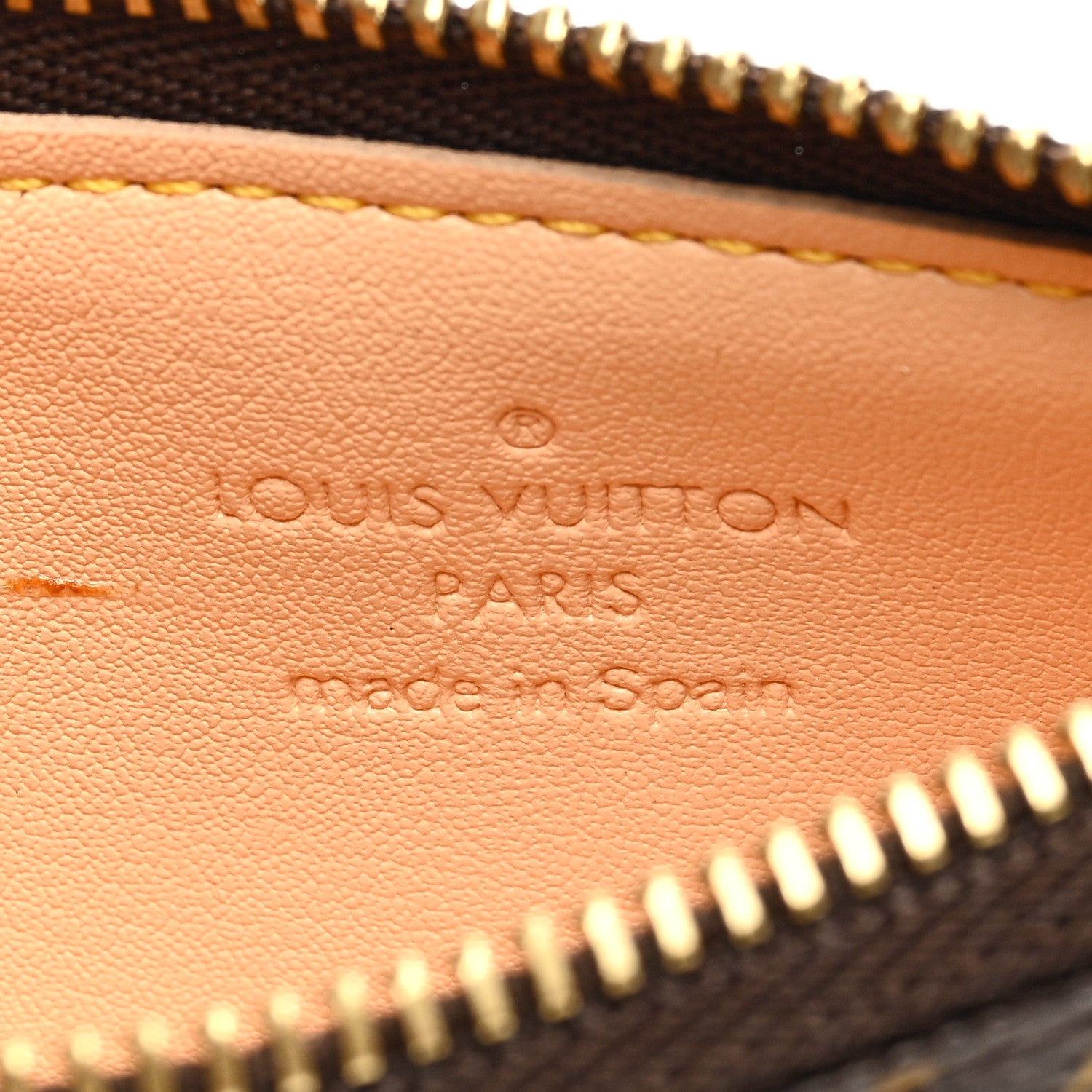 Louis Vuitton LOUIS VUITTON Monogram Cherry Blossom Key Pouch Brown 6 of 6