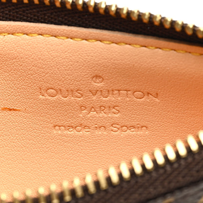 Louis Vuitton LOUIS VUITTON Monogram Cherry Blossom Key Pouch Brown 6 of 6