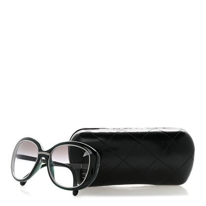 Chanel Acetate Oversized Frame Sunglasses 6045-T Green 8 of 8