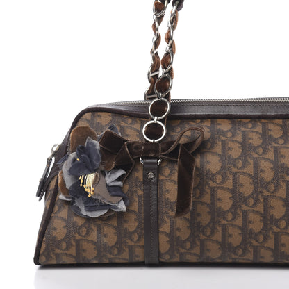 Christian Dior Monogram Romantique Shoulder Bag Brown 8 of 12