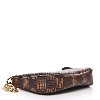 Louis Vuitton Damier Ebene Mini Pochette Accessories 4 of 10