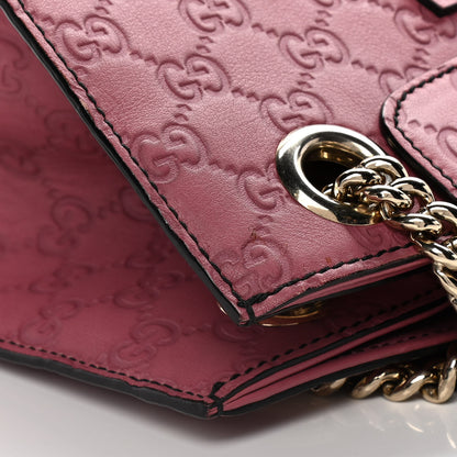 Gucci Guccissima Large Emily Chain Shoulder Bag Peonia Flower 15 of 20