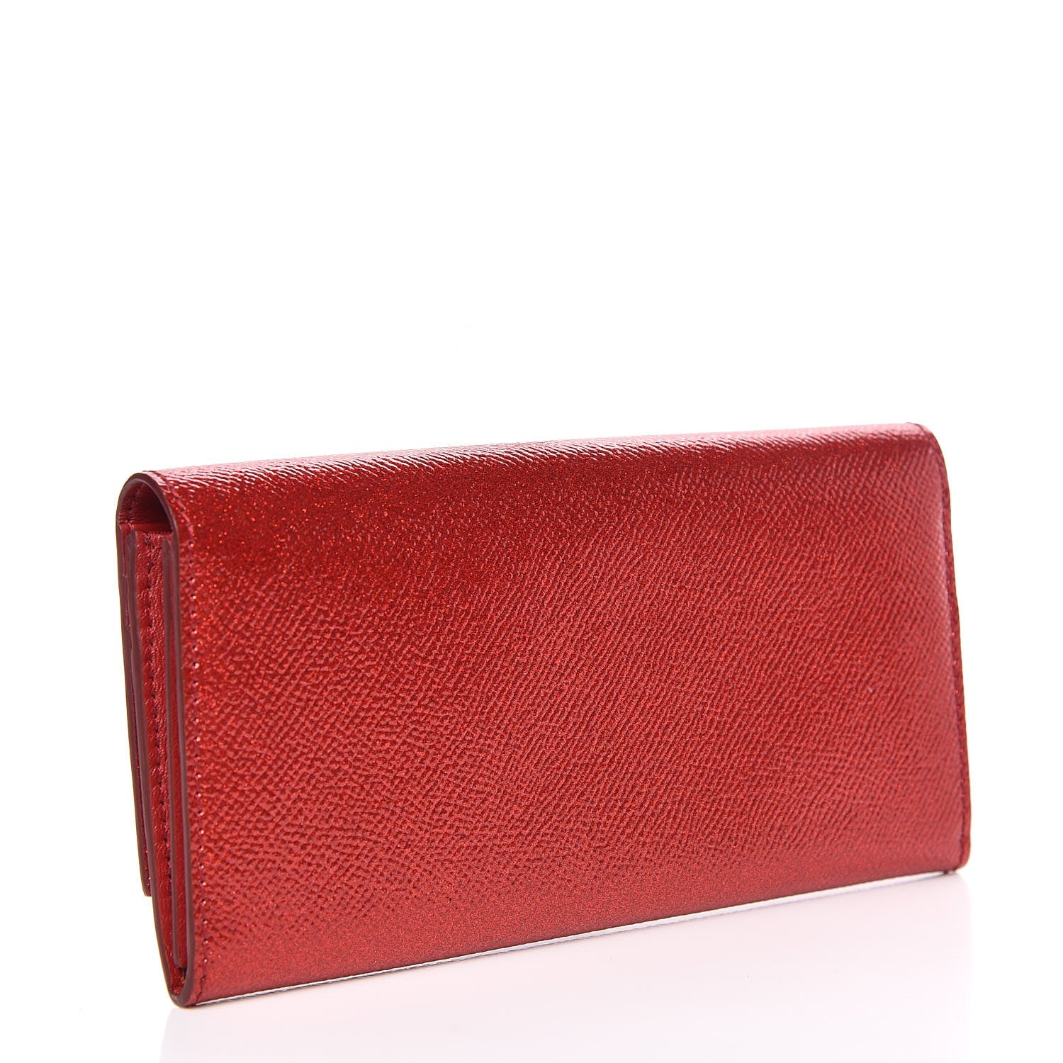 Burberry Patent Glitter Porter Continental Wallet Military Red 3 of 8