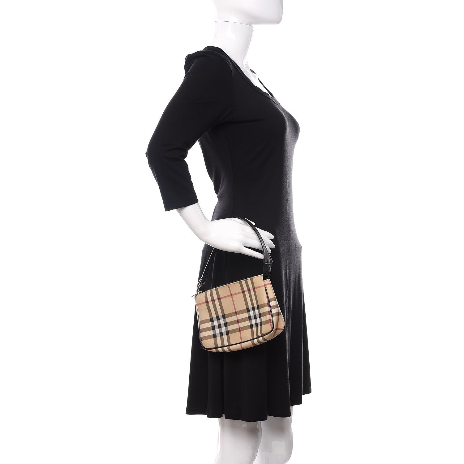 Burberry House Check Shoulder Bag Black 2 of 10