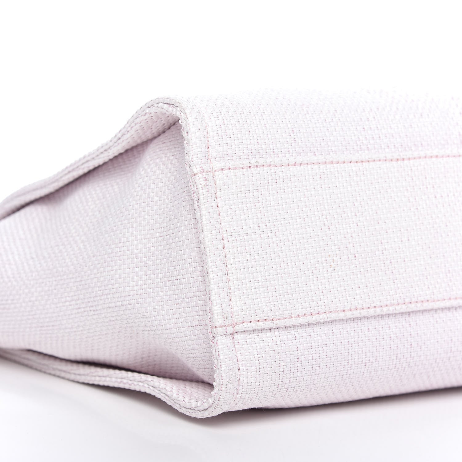 Chanel Canvas Small Deauville Tote Light Pink 6 of 10