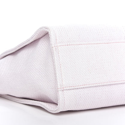 Chanel Canvas Small Deauville Tote Light Pink 6 of 10