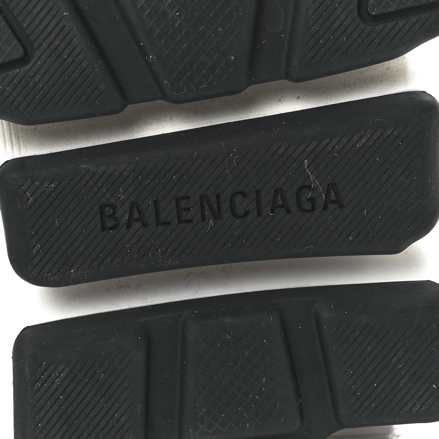 Balenciaga Laminated Knit Bi-Color Sole Womens Speed 2.0 Sneakers 37 Silver White Black 6 of 9