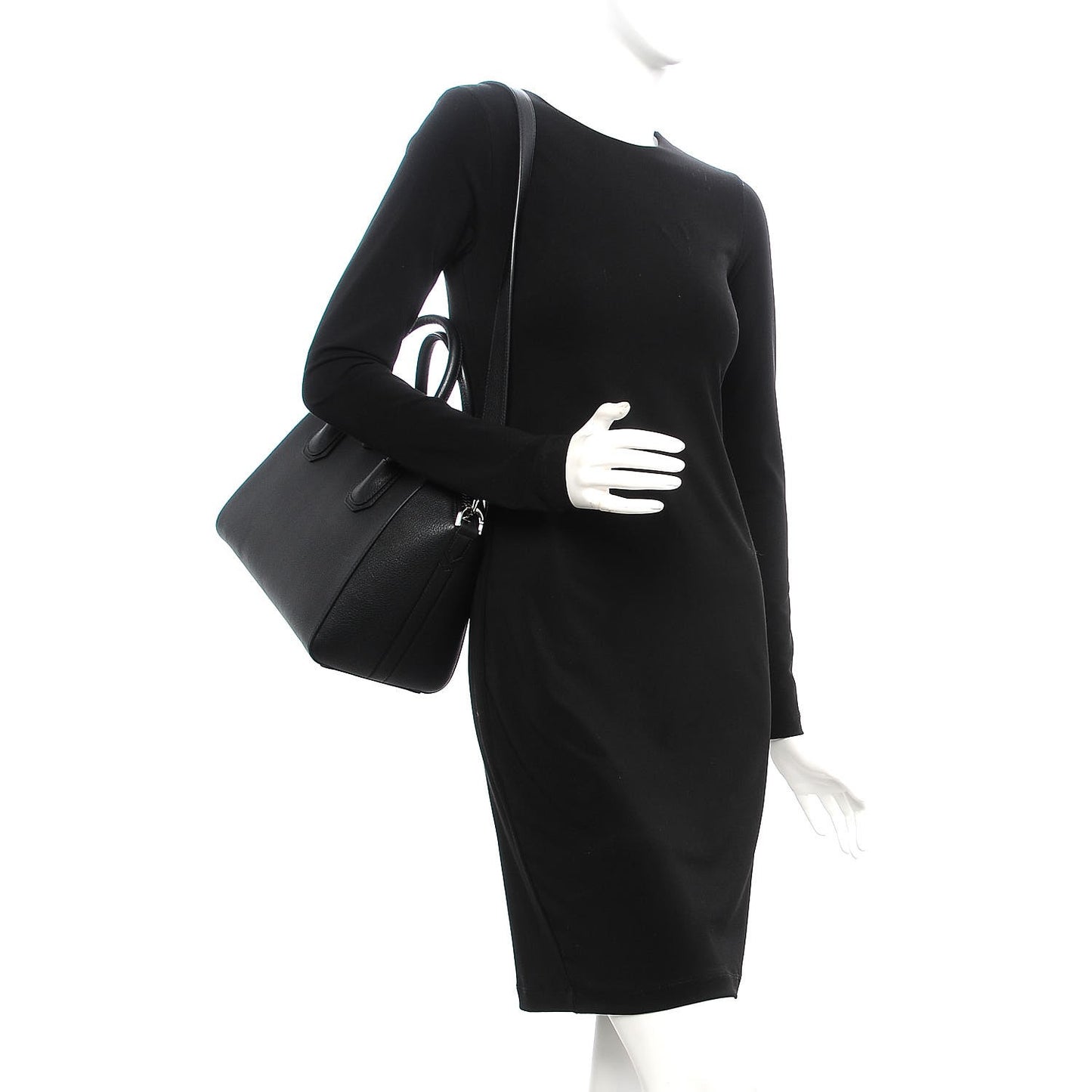 Sugar Goatskin Small Antigona Black