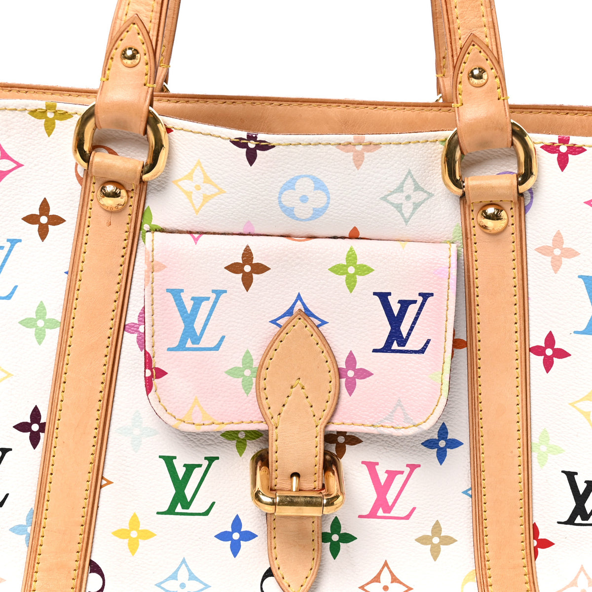 Monogram Multicolor Aurelia MM White