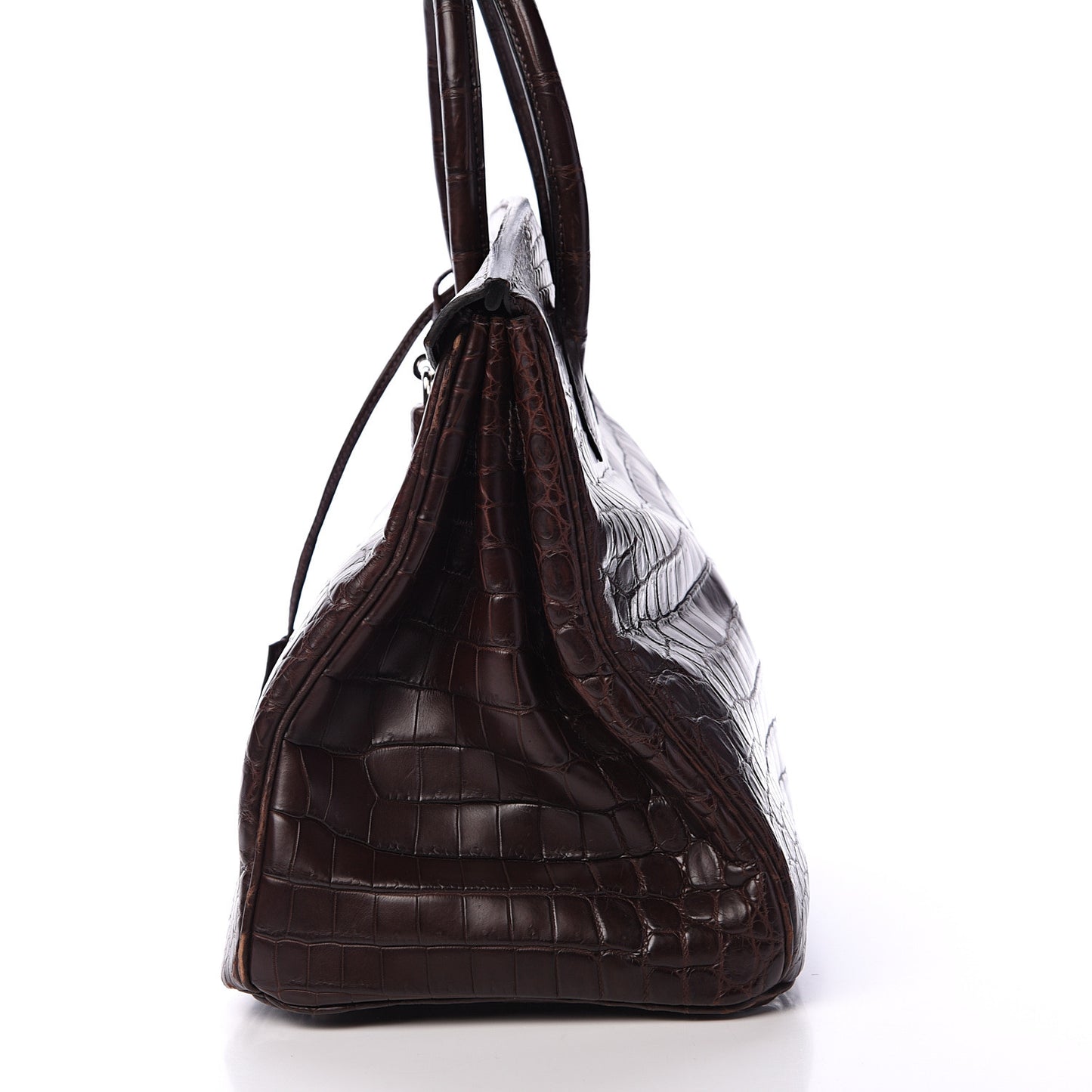 Matte Crocodile Birkin 35 Chocolate