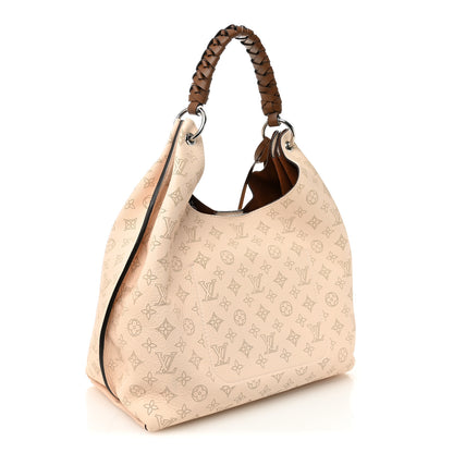 Louis Vuitton Mahina Carmel Hobo Creme 3 of 9