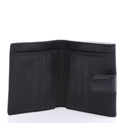 Chanel Caviar Timeless CC Compact French Wallet Black 5 of 9