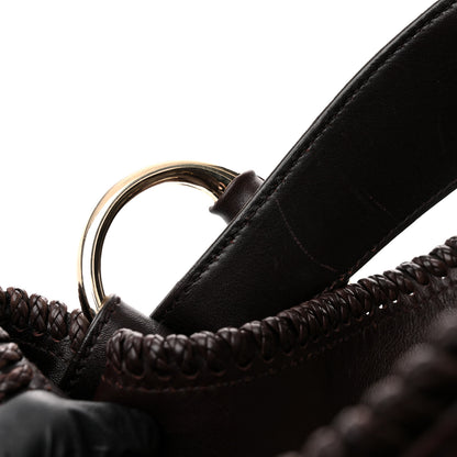Gucci Guccissima Large Horsebit Chain Hobo Chocolate 11 of 12