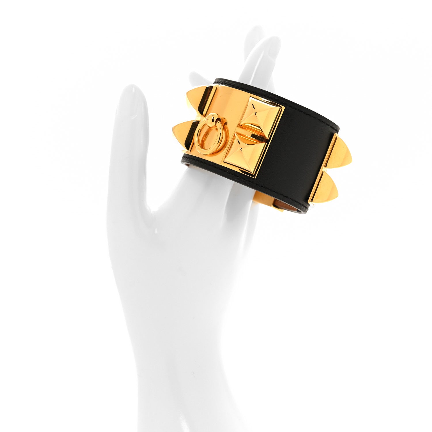 Hermes Box Collier de Chien CDC Bracelet S Black 2 of 6