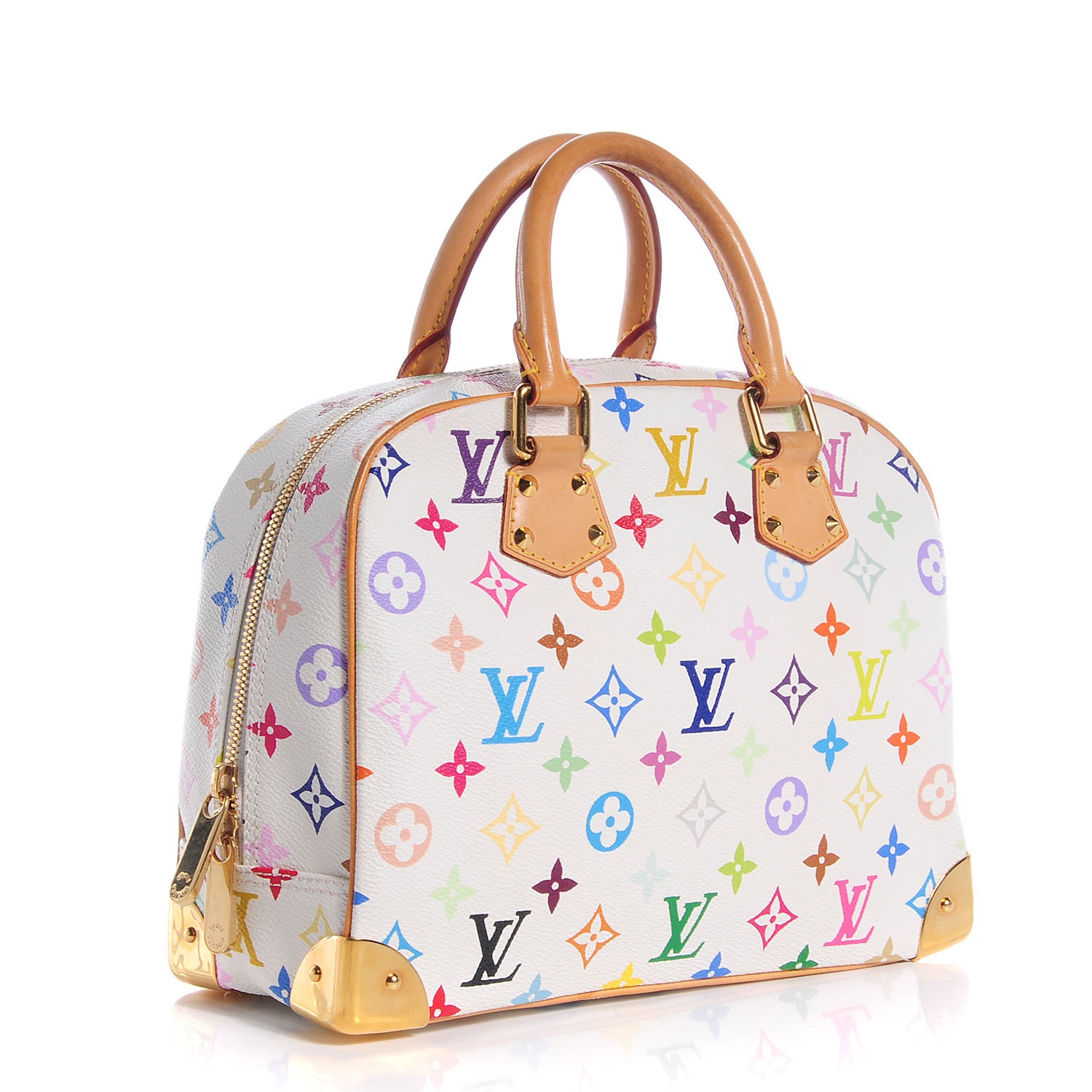 Louis Vuitton Monogram Multicolor Trouville White 3 of 7