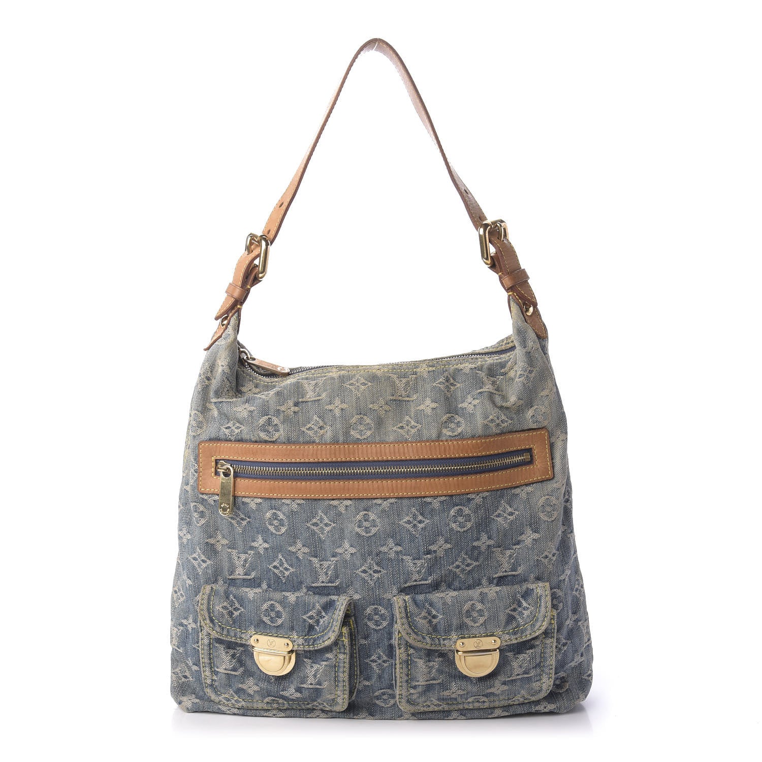 Louis Vuitton Denim Baggy GM Blue 1 of 9