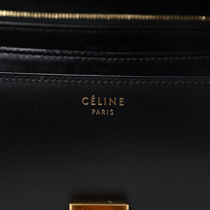 Celine Box Calfskin Medium Classic Box Flap Bag Black 6 of 16