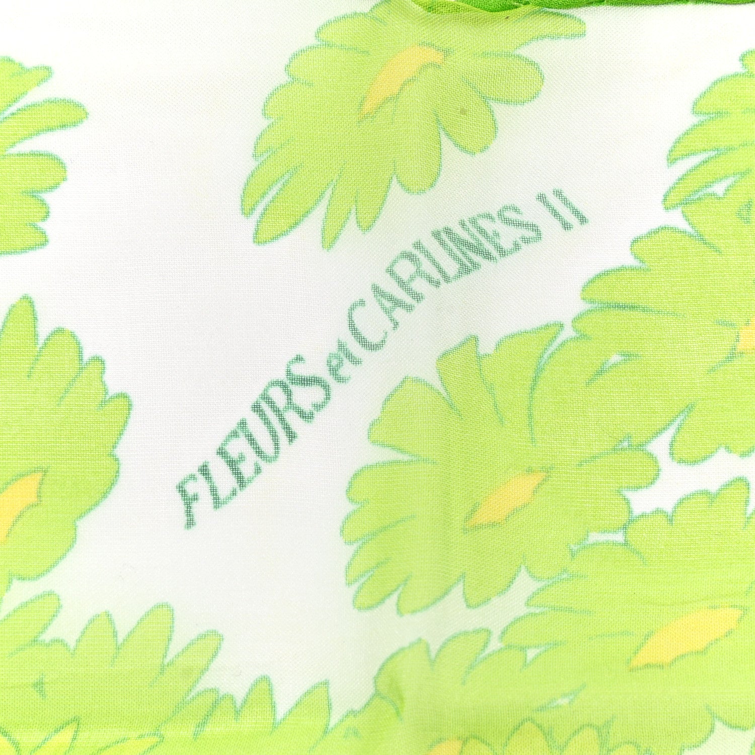 Hermes Silk Fleurs et Carlines II Pocket Square 5 of 5