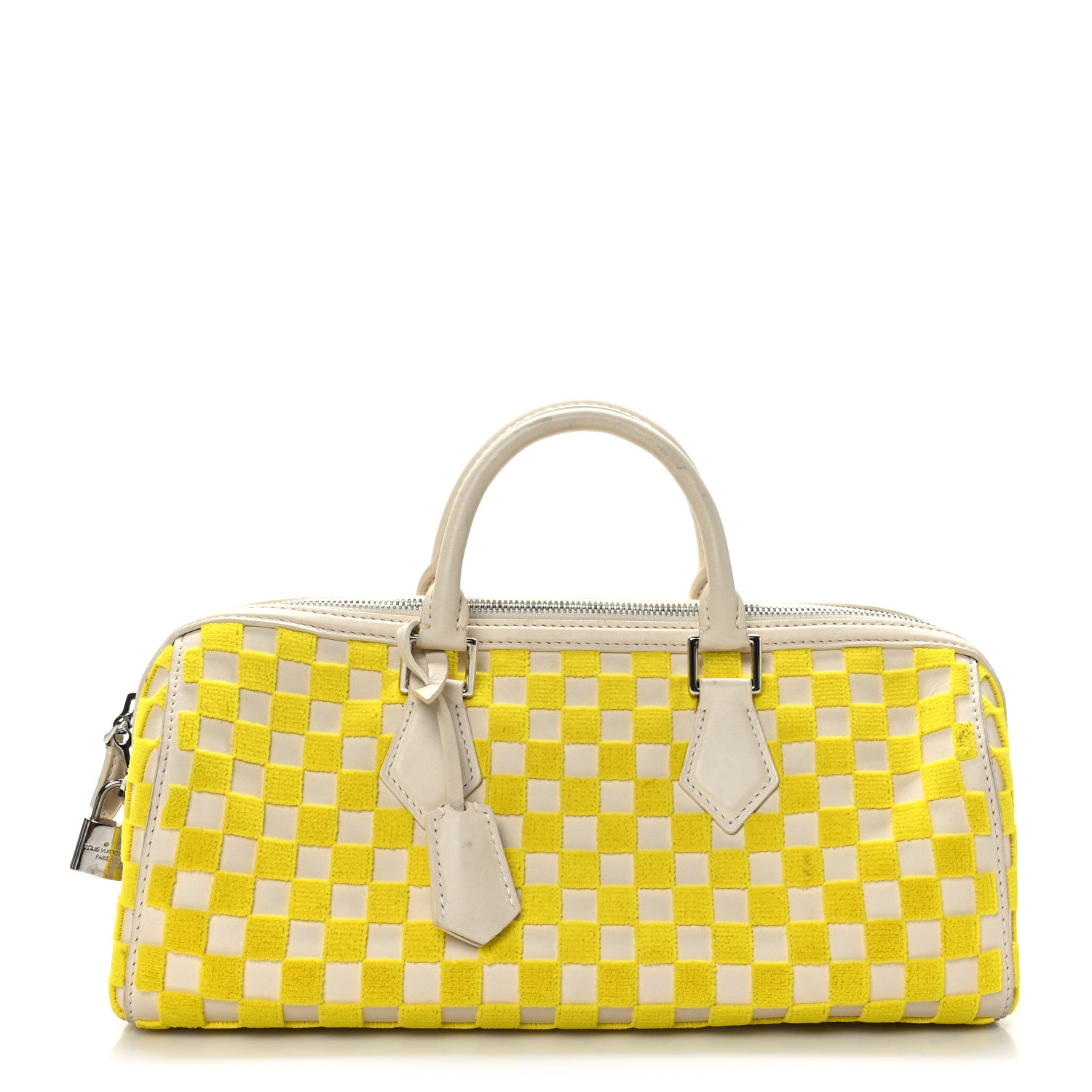 Louis Vuitton Damier Cubic Speedy East West Yellow 1 of 9