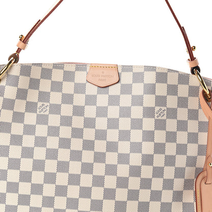 Louis Vuitton Damier Azur Graceful PM Rose Ballerine 6 of 8