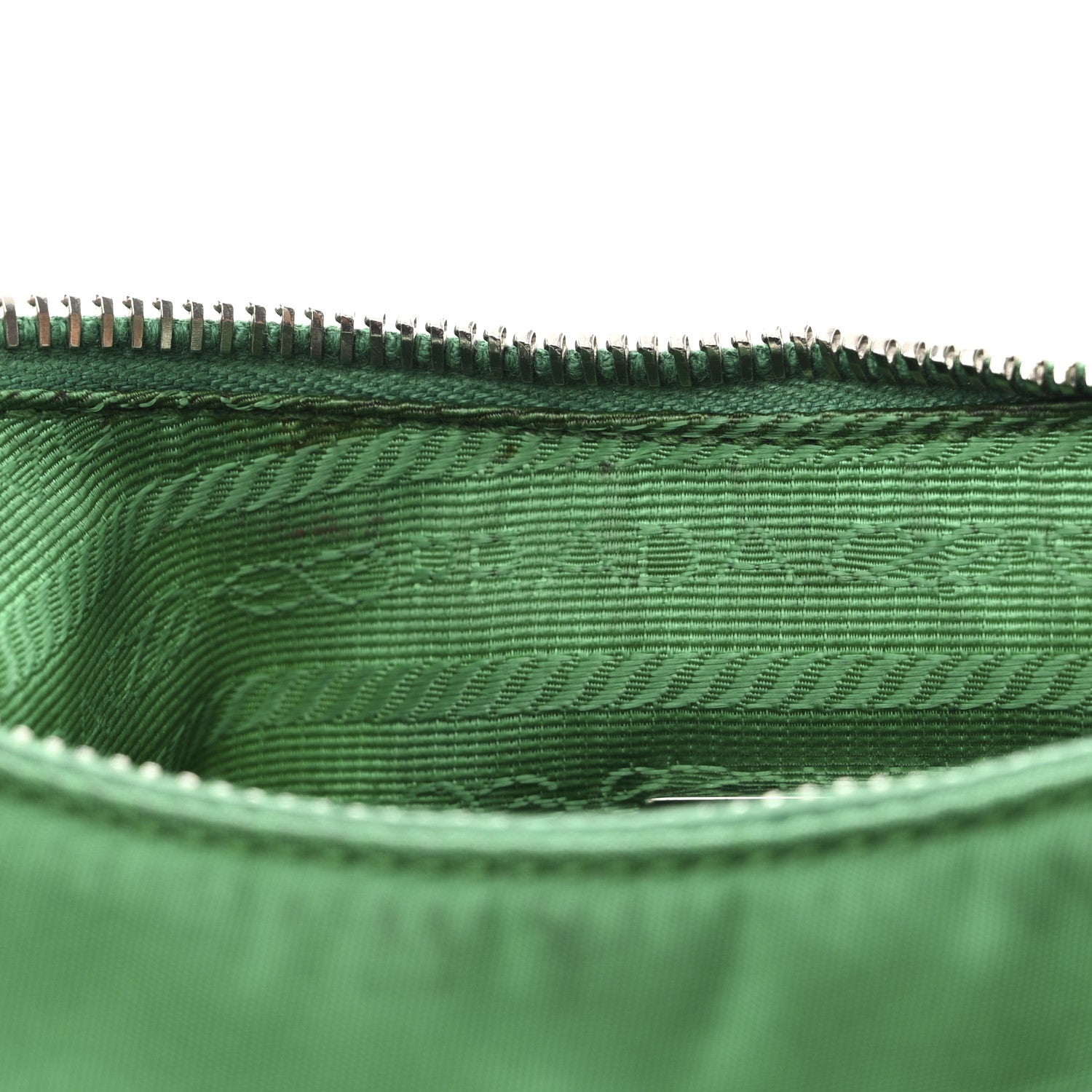 Prada Nylon Re-Edition 2005 Shoulder Bag Menta 12 of 14