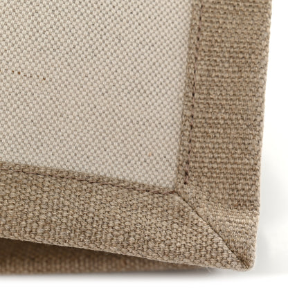 Saint Laurent Linen Calfskin Rive Gauche Tote Greggio Natural 11 of 11