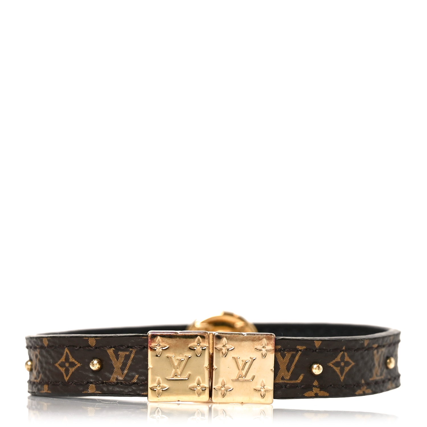 Louis Vuitton Monogram LV Circle Reversible Bracelet  Black 3 of 3