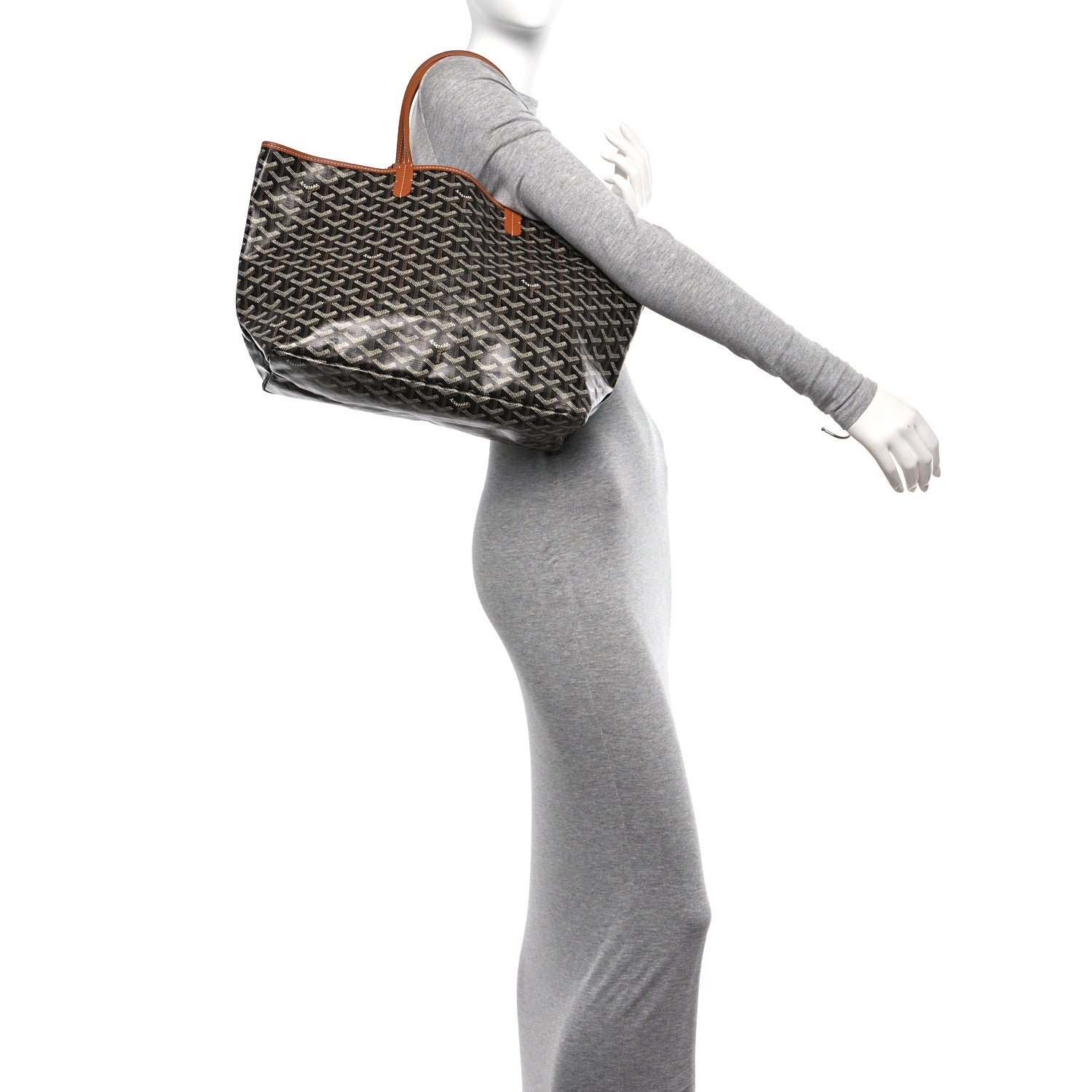 Goyard Goyardine Saint Louis PM Black Gold 2 of 11