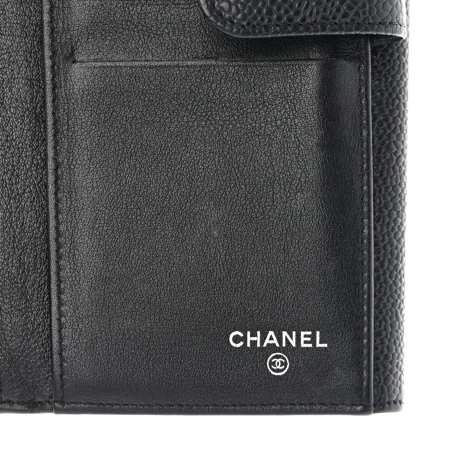 Chanel Caviar Timeless CC French Long Wallet Black 8 of 19