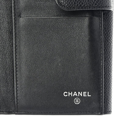 Chanel Caviar Timeless CC French Long Wallet Black 8 of 19