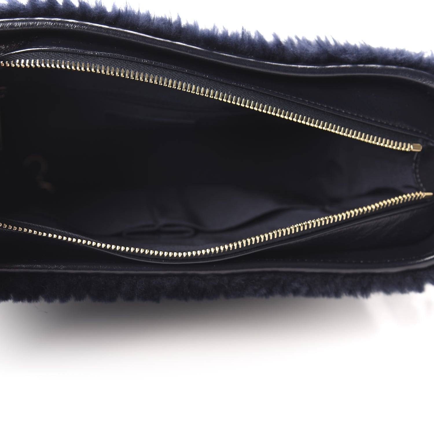 Chanel Shearling Medium Gabrielle Hobo Navy 5 of 12