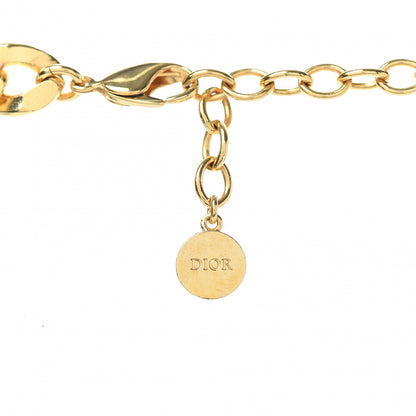 Christian Dior Metal Danseuse Etoile Chain Choker Necklace Gold 4 of 5