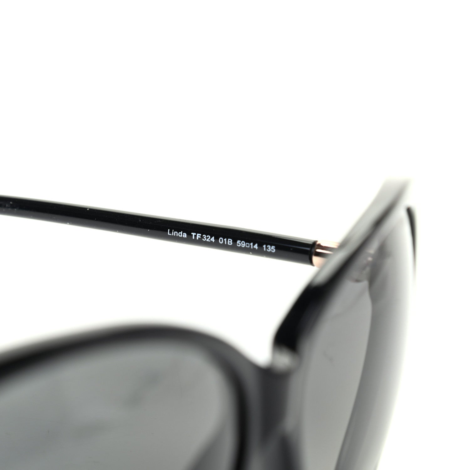 Tom Ford Linda Butterfly Sunglasses TF324 Black 6 of 8