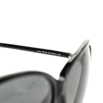 Tom Ford Linda Butterfly Sunglasses TF324 Black 6 of 8
