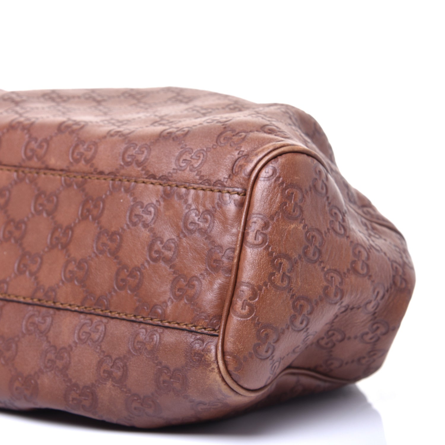 Gucci Guccissima Medium Sukey Tote Brown 9 of 10