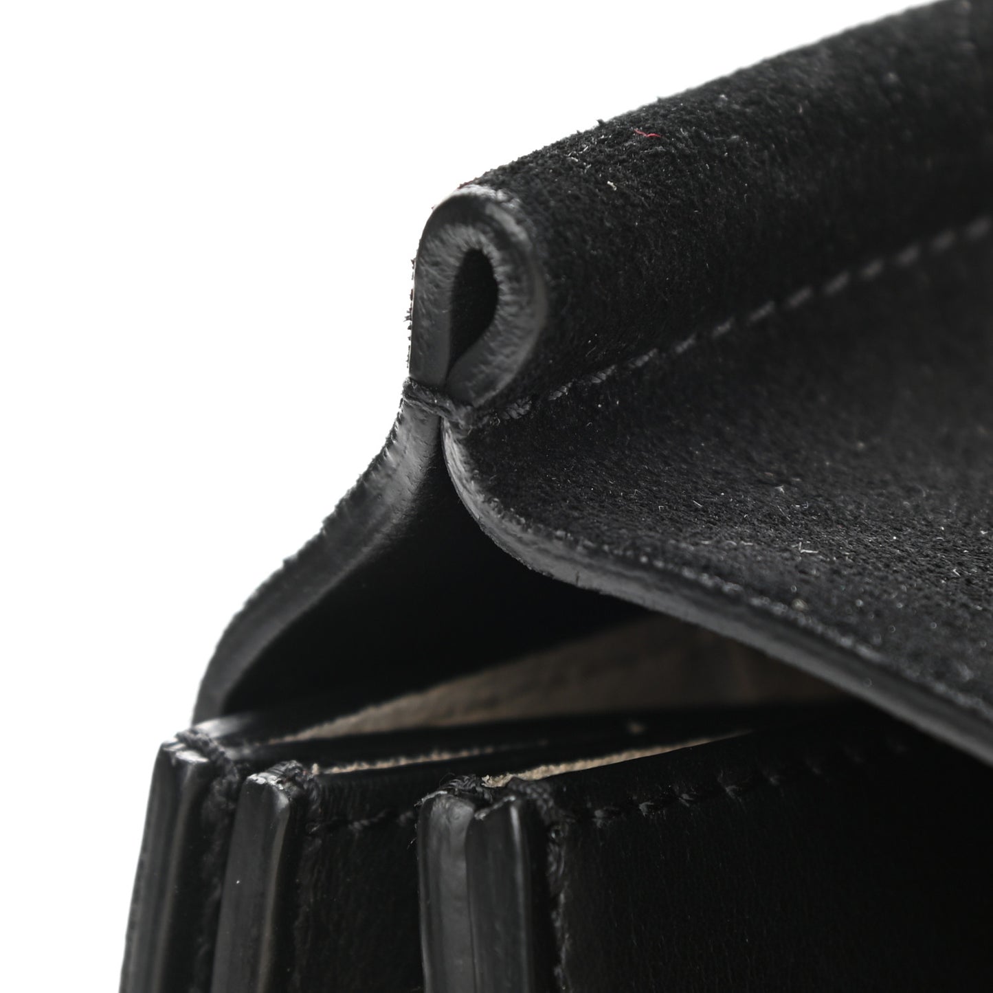 Suede Calfskin Medium Faye Shoulder Bag Black